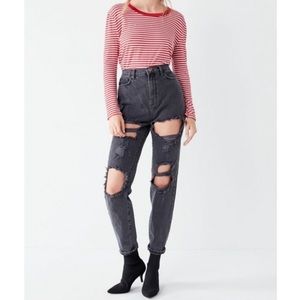 BDG Distressed Mom Jeans